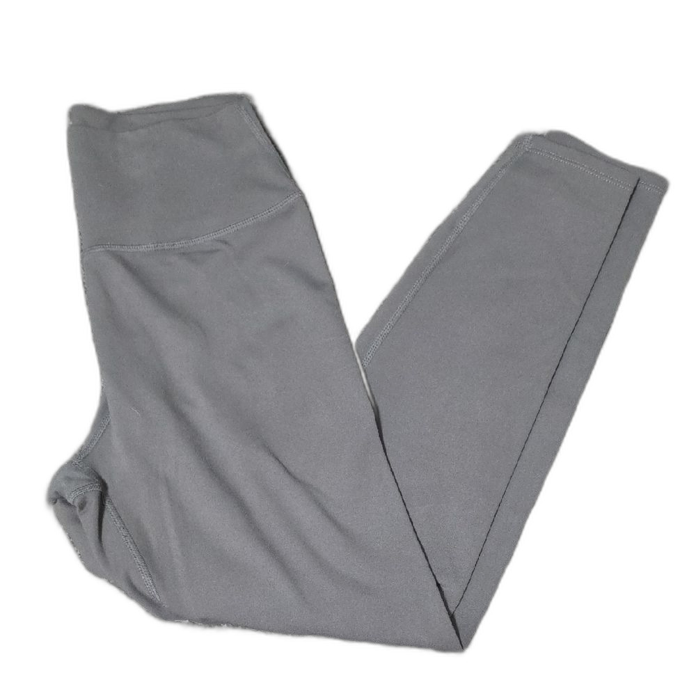 Sage High-Waist Leggings in Charcoal Gray